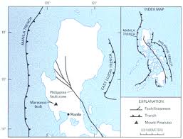 Phivolcs philippine fault zone map. Bartolome Bautista
