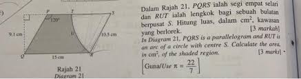 Semua kotak adalah segi empat tepat, tetapi tidak semua segi empat tepat adalah kotak. T 9 1 Cm 10 5 Cm Dalam Rajah 21 Pqrs Ialah Segi Chegg Com