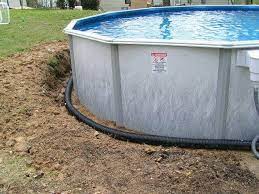 Above Ground On A Slope Best Above Ground Pool Backyard Pool Landscaping Pool Landscaping