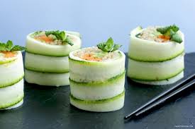 You can, of course, use your creativity and include whichever veggies you prefer. Vegan Zucchini Quinoa Sushi Rolls The Petite Cook