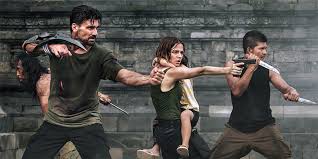 Mark leads a group of surviving humans through the underground subway tunnels to try to escape from the various aliens. Trailer Beyond Skyline Far East Films