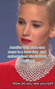 This was kinda mean. #jenniferlawrence #thehungergames #goldenglobes  #oscars #movie #film #filmtok #movietok #interview #rude #hrious #fyp  #foryou