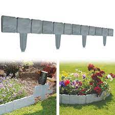 Online shopping for garden border edging from a great selection at patio, lawn & garden store. 20 Pcs Garden Border Edging Gray Stones Effect Fence In Lawn Edging Plant Border Garden Landscape Edging Buy Online At Best Price In Uae Amazon Ae
