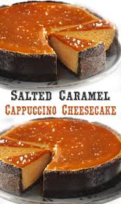 Salted Caramel Cappuccino Cheesecake Caramel Delights Boozy Desserts Salted Caramel Cappuccino