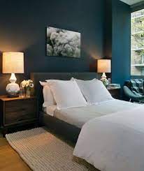 Top 50 Best Navy Blue Bedroom Design Ideas Calming Wall Colors Blue Bedroom Design Blue Bedroom Walls Bedroom Colors