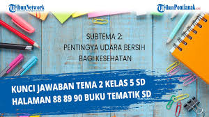 Pada artikel ini akan disampaikan pembahasan soal latihan tema 1 kelas 5 sd. Kunci Jawaban Tema 2 Kelas 5 Sd Halaman 88 89 90 Youtube