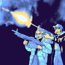 Joseph P Kelly S Art Prints Comics 2 Women Shooting Machine Guns Gif Please use karma decay to see if your gif has already been submitted. women shooting machine guns gif