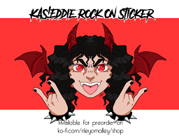 PREORDER Kas!Eddie Rock On Stickers