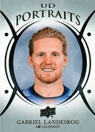 Gabriel Landeskog 18/19 UD Portraits #P-36.