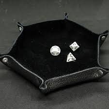Wooden dice tower to keep your dice klinging happily on the table. Leather Dice Tray Black Unusual Un001 Rpg Accessory