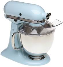 5 quart mixer, glacier blue