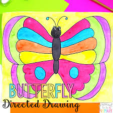 A great way to merge the interest in words and art! How To Draw A Butterfly 6 Kid Friendly Steps Proud To Be Primary