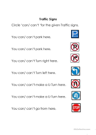 Traffic Signs English Esl Worksheets For Distance Learning And Physical Classrooms Kindergarten Worksheets Printable Kindergarten Worksheets Traffic Signs