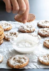These cookies are absolutely delicious! Gluten Free Iced Oatmeal Cookies Thin And Chewy