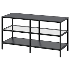 Vittsjo Meuble Tele Brun Noir Verre 100x36x53cm Ikea Canada Ikea Tv Bench Ikea Tv Unit