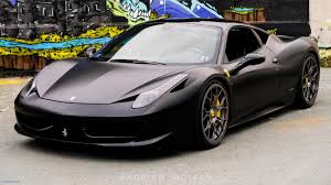 Ferrari 458 Italia Matte Black 5367 X 3016 Ferrari 458 Ferrari 458 Italia Spider Ferrari 458 Italia