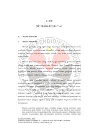 Bab Iii Metodologi Penelitian A Metode