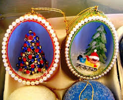 My Grandmother S Originals From A Long Time Ago Christmas Ornaments To Make Vintage Christmas Crafts Handmade Christmas Ornaments