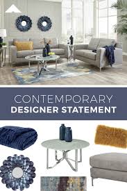 Ryler Steel Contemporary Living Room Furniture By Ashley Furniture Ashleyfurniture Livingroom Furn Living Room Furniture Contemporary Furniture Furniture