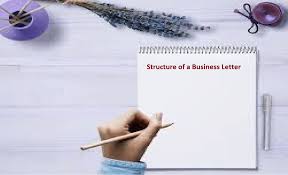 The structure of a business lette r usually includes the following parts: Structure Of A Business Letter Different Parts Of A Good Business Letter