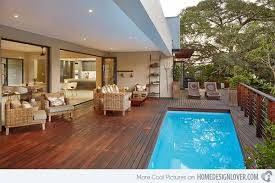 More images for small wooden pool deck » 15 Hardwood Swimming Pool Decks Home Design Lover Backyard Pool Swimming Pool Decks Rectangular Pool