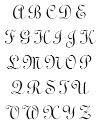 The cursive handwriting contains letters that slant to the right with hooks similar to those of d'nealian's letter structure. 10 Best Font Styles Alphabet Printable Printablee Com