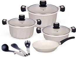 سعر ومواصفات الفيرتو طقم قدور طهي جرانيت 10 قطع Al004 من Souq فى السعودية ياقوطة