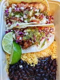 Remove 1/3 cup of water before boiling. Cuban Fish Tacos With Rice And Beans Foodporn