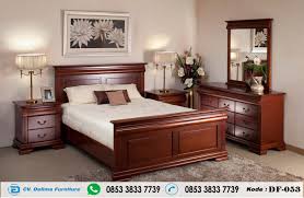 Tempat Tidur Jati Jepara Model Minimalis Jual Set Kamar Tidur Minimalis Kayu Jati Dengan Ranjang Tidur Dewasa Harga Mur Set Kamar Tidur Mebel Kamar Tidur Mewah