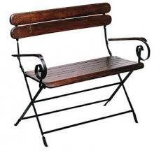 Banc Pliant A Lattes Outdoor Patio Furniture Sets Outdoor Patio Decor Metal Garden Benches