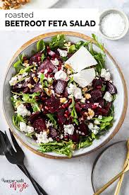 Roasted Beetroot Feta Salad Recipe Beetroot And Feta Salad Salad Healthy Recipes