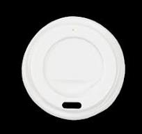 White Sipper Dome Lid for 4oz Paper Hot Cups | Coffee Cup Lid