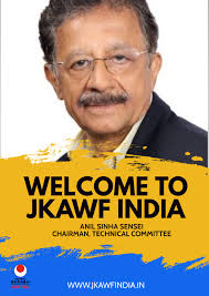 Pioneering Shotokan Karate instructor of the country ANIL SINHA Sensei took  the Chair of Technical Committee Members of the JKAWF INDIA.  https://www.facebook.com/1165999593482626/posts/4824070854342130/