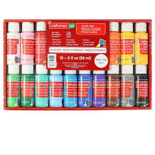 Pouring medium, matte medium, and more. 16 Color Matte Acrylic Paint Value Pack By Craft Smart In 2021 Acrylic Paint Set Acrylic Painting Paint Set