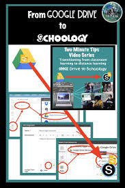 Transitioning To Distance Learning Google Drive To Schoology In 2020 Schoology Distance Learning Classroom Learning