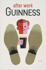Vintage Posters Tom Eckersley After Work Guinness Guinness Beer Poster Vintage Advertising Posters
