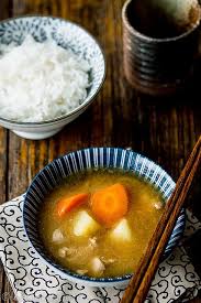 Tonjiru Japanese Pork Miso Soup Ichigo Shortcake Food Miso Soup Japanese Soup