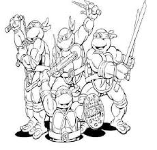 Coloring pages for ninja (characters) ➜ tons of free drawings to color. Tiger Ninja Turtles Coloring Pages