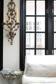 Amateur couple in front of the window. Design Inspiration Black Molding White Walls Black Window Trims Black Window Frames White Walls