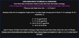 Maybe you would like to learn more about one of these? Prediksi Hk Minggu Angka Jitu Sgp Angka Main Hk Malam Ini