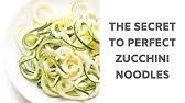 Add foods that absorb moisture. How To Avoid Watery Zucchini Noodles Youtube