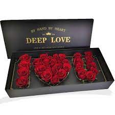 They get the flowers fresh. Birthday Gift Box