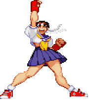 ストリートファイターgif画像 ドット絵 created by pecopeco ストリートファイター ドット絵 ファイター