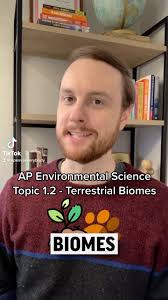 A quick review of terrestrial biomes for the 2023 AP Environmental Science  exam! #biomes #apenvironmentalscience #environment #apexams