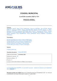 CONSEIL MUNICIPAL