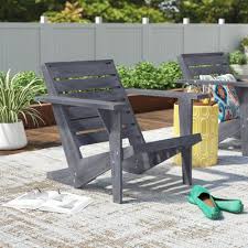 Ivy Bronx Dekalb Solid Wood Adirondack Chair Wayfair Wood Adirondack Chairs Adirondack Chair Contemporary Adirondack Chairs
