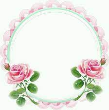 Pin Su Floral Frames Pretty For Wedding And Funeral Programs