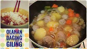 Bento Mania Ragam Resep Olahan Daging Giling