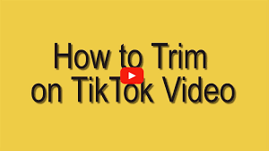 Check spelling or type a new query. How To Trim Tiktok Video