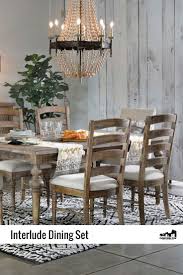 Interlude 5 Pc Rectangle Dining Room Set Rectangle Dining Room Set Dining Dining Chairs